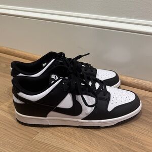 Nike Black and White Panda Nike Dunks Men's Sneakers